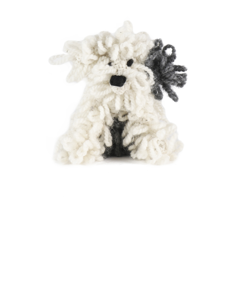 toft ed's animal mini samson the old english sheepdog amigurumi crochet
